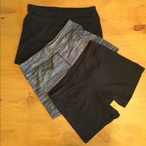 Spandex Shorts size Juniors 10/12